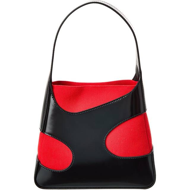 Ferragamo Cut-Out Mini Shoulder Bag - Red (Size W:21.5cm x H:20cm x D:6cm)