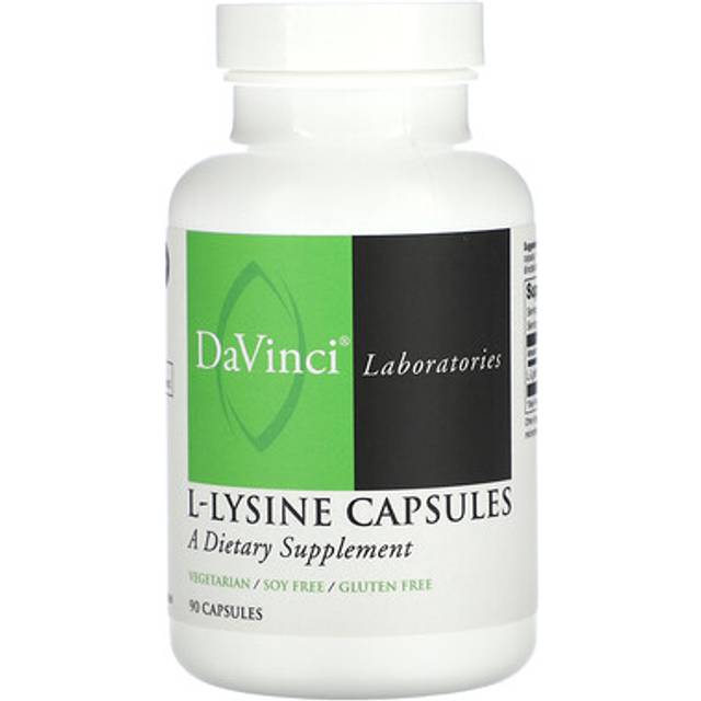 DaVinci Laboratories  L-Lysine Capsules  90 Capsules (500 mg per Capsule)