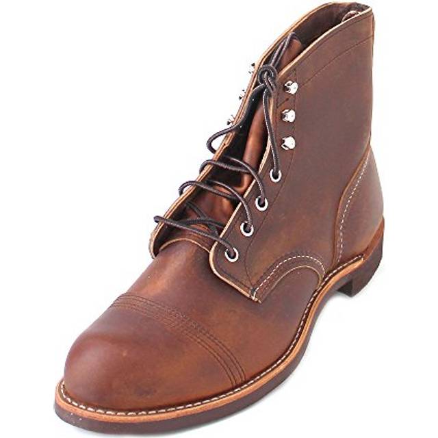 Red Wing Iron Ranger 6 Inch Men's Lace Up Ankle Boots - Copper - UK 5.5