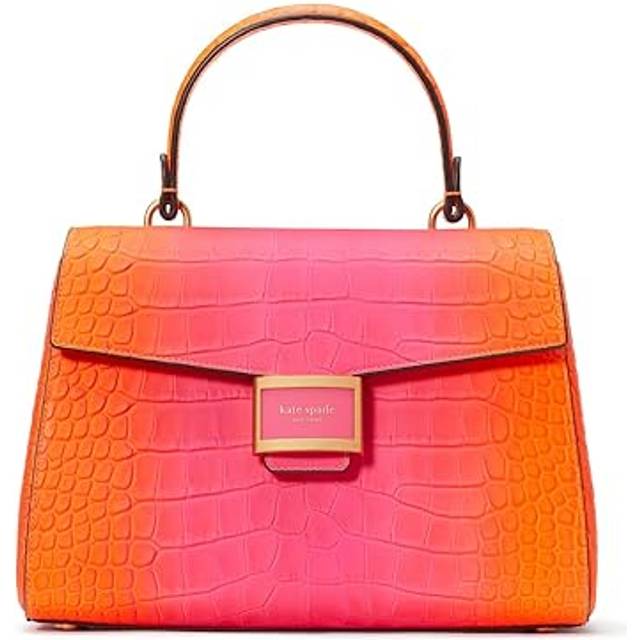 Kate Spade New York Katy Ombre Croc Embossed Medium Top Handle Satchel
