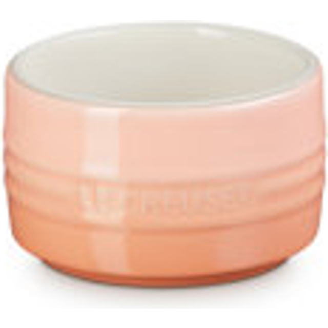 Le Creuset Stoneware Round Straight Wall Ramekin  6.75oz.  Peche