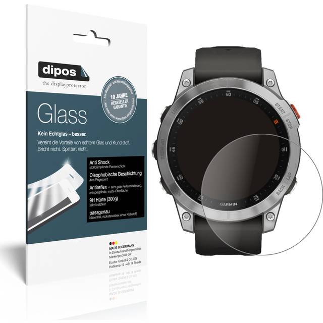 2x screen protector for garmin epix gen 2 matte flexible glass 9h dipos