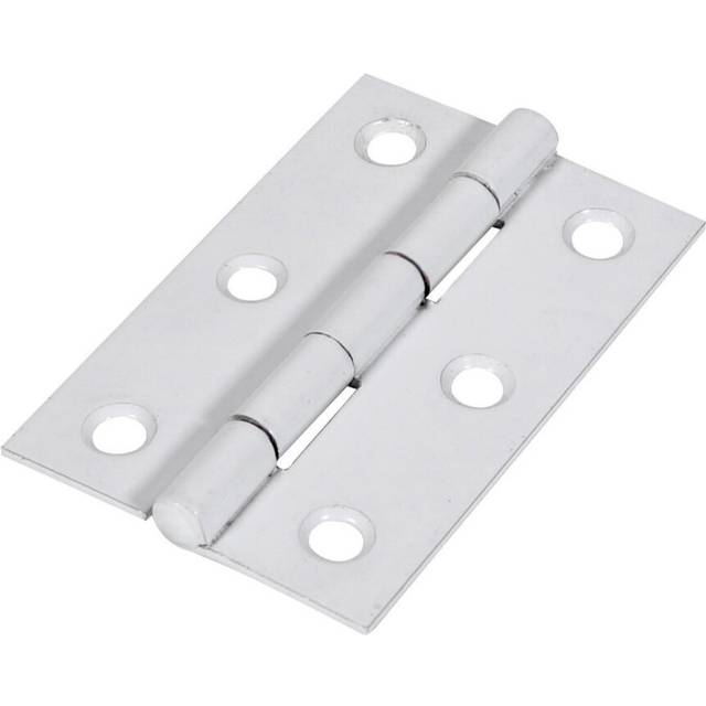 TIMCO Plain Butt Hinge Fixed Pin (1838) White - 434099- you get 12