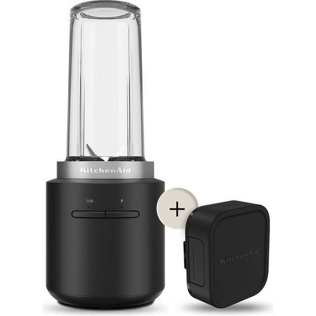 KITCHENAID 5KSBR256BM Cordless Portable Blender - Matt Black, Black