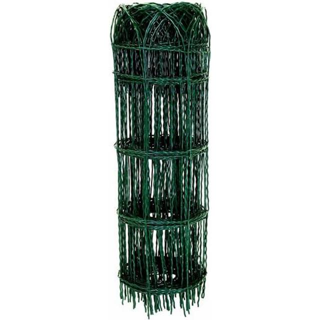10m x 650mm Garden Lawn Border Edging Fencing pvc Coated Wire - Oypla