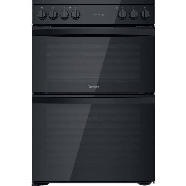 Indesit ID67V9KMB/UK Electric Cooker - Black