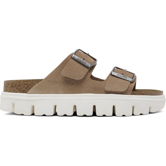 Birkenstock Womens Arizona Chunky Sandals Warm Sand Natural, 7