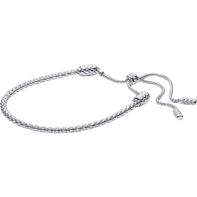 Pandora  Bracelets Pandora Moments Sliding Studded Chain Bracelet 593090C00