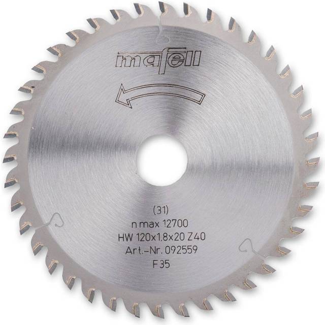 Mafell - 120MM tct circular saw blade 40T