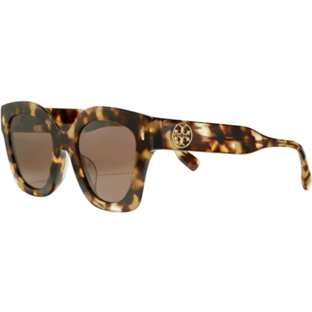 Tory Burch TY7201U 199573 49 Sköldpaddemönstradeshell Solglasögon Kvinna