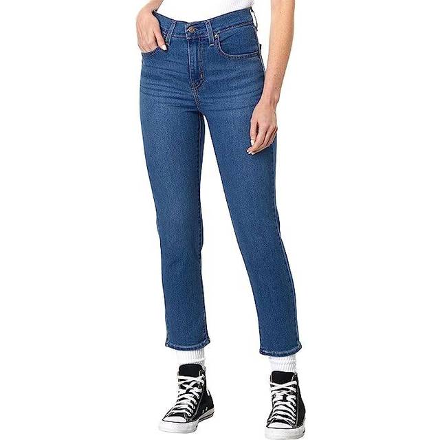 724™ raka avskurna jeans med hög midja - Blå / Everyone'S A Winner - 23