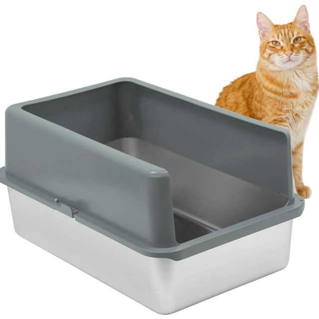 Metal cat litter pan best sale