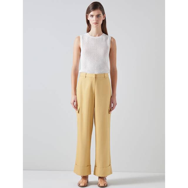 Beige Riviera Cargo Trousers - Cream (12)