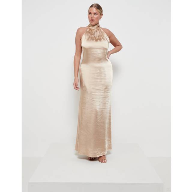 Odelle Maxi Bridesmaid Dress - Matte Bronze, 8