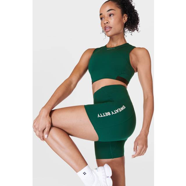 Sweaty Betty UltraSculpt High Waist Advantage Shorts - Green