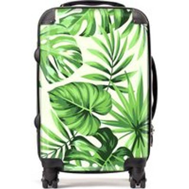 Warren Reed - Designer Exotic Palm Leaves Suitcase Cabin, Green