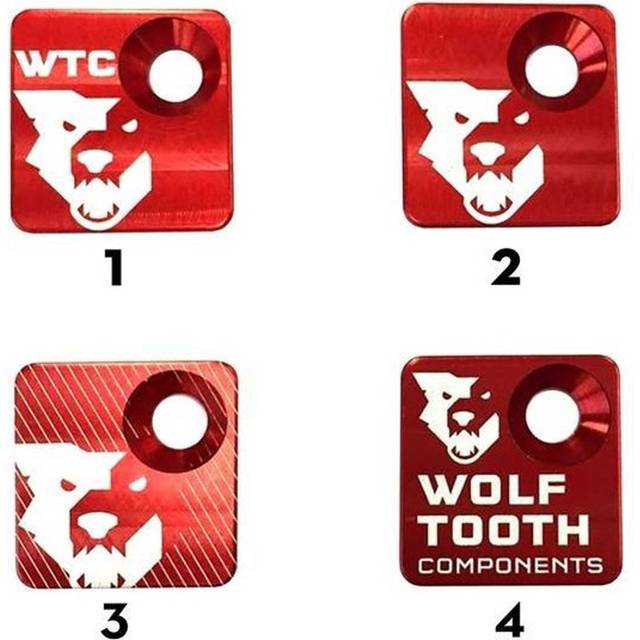 Wolf Tooth Front Derailleur Mounts Red