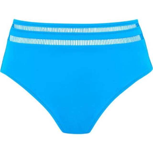 Fantasie Womens East Hampton High Waist Bikini Brief - Blue Polyamide - Size Large