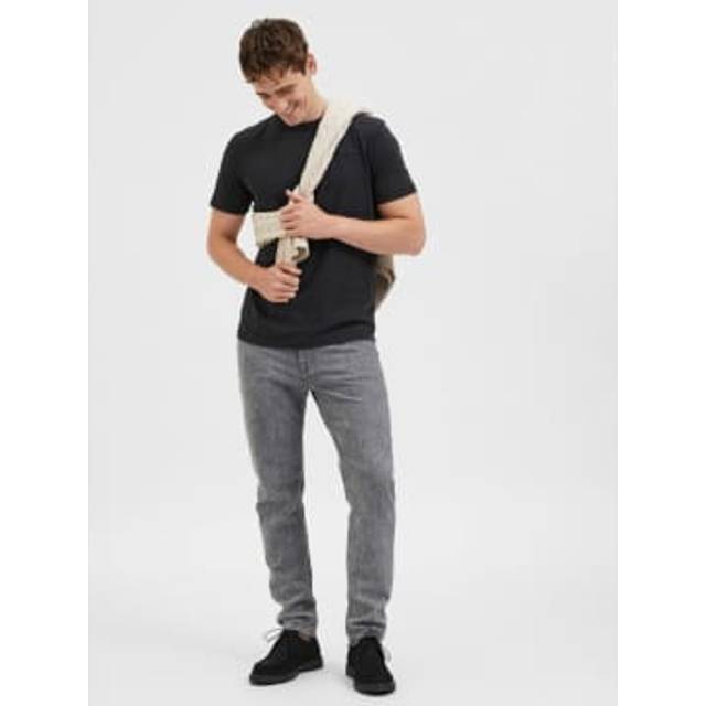 Selected Homme - Light gray slim jeans faded 33 / 34L