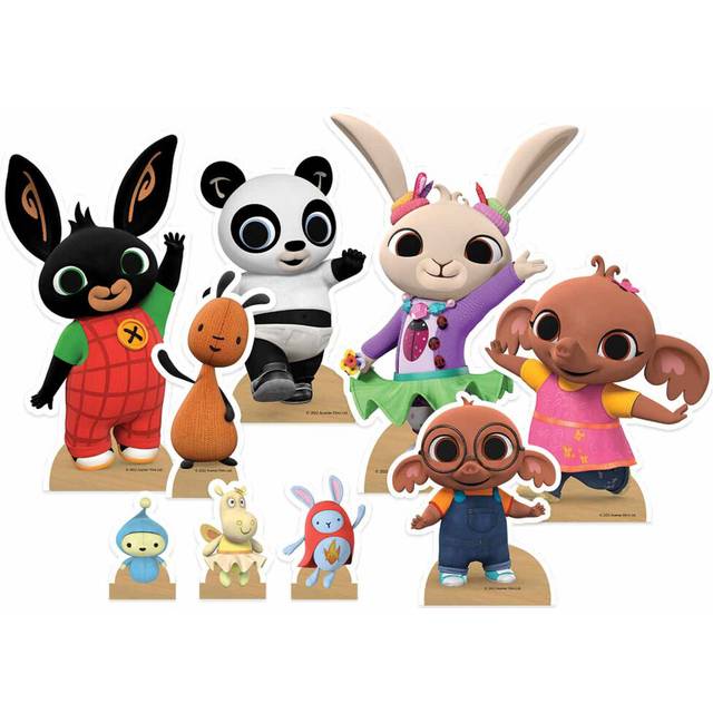 Bing Table Top Cardboard Cutouts Party Pack of 9