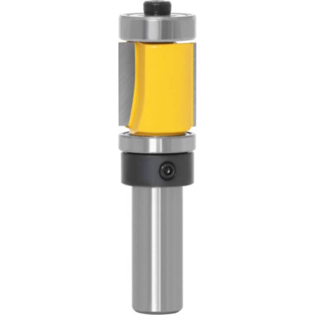 1Pc 12mm Shank Flush Trim Router Bit Top & Bottom Bearing For Woodworking Cutting Tool