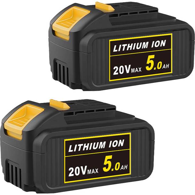 2X For DEWALT DCB184 18V 5.0Ah Li-ion Battery 18Volt Max XR DCB182 DCB183 DCB180