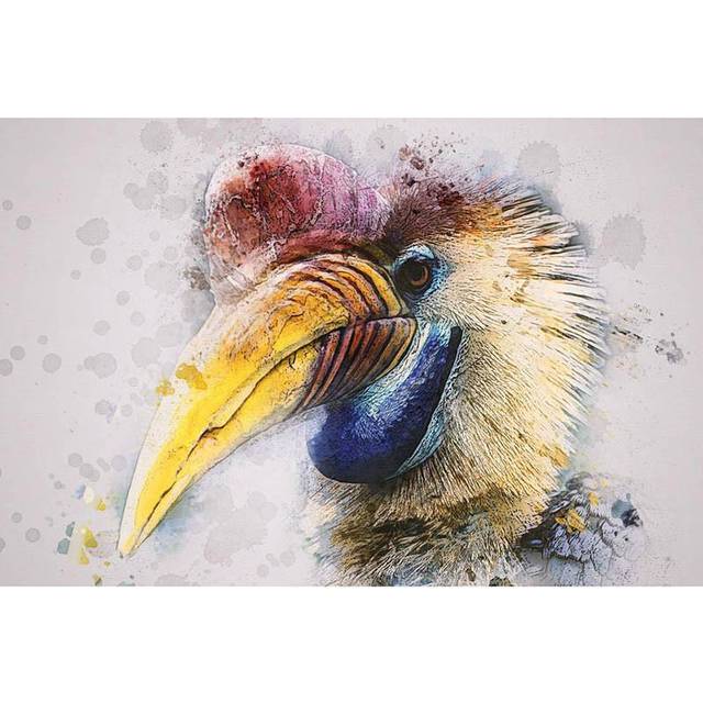 Diamond Painting Cross Stitch Eagle Mouth Diamond Embroidery Crystal Diamond Pictures Home Decor 20X30CM
