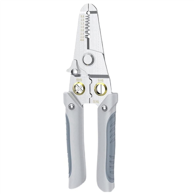 Multifunction Wire Plier Tool Multi-Functional Wire Splitting Pliers Stainless Steel Electrical Stripping Tool(1PC)
