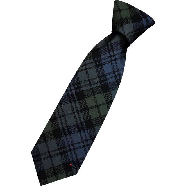 Mens All Wool Tie Woven And Made in Scotland in Campbell Faded Weathered Tartan