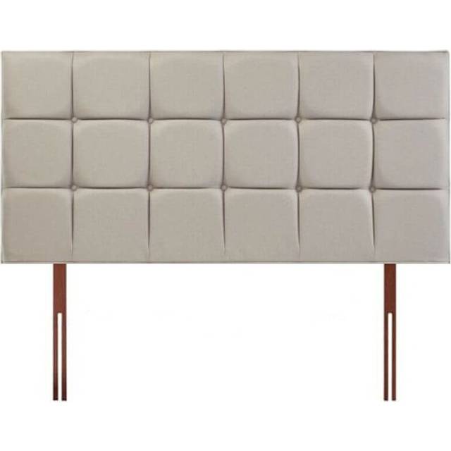 Relyon Consort Headboard - 135cm Double - Strutted Bed Fixing - Fabric Grade A In GreyBlackPinkBeig