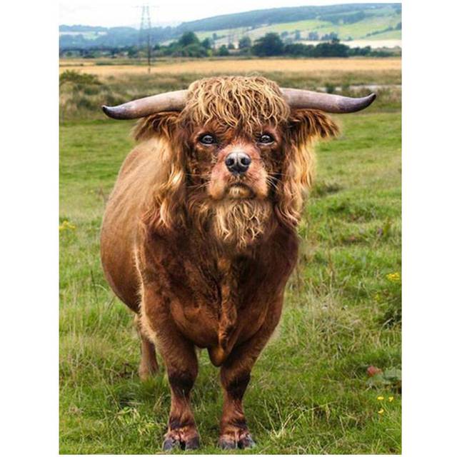 5D Diy Diamond Painting Animal Sheep Wall Sticker Diamond Embroidery Cross Stitch Painting 20X30CM