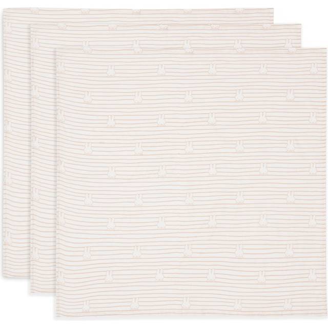 Jollein Muslinfiltar Miffy 3-Pack, Biscuit