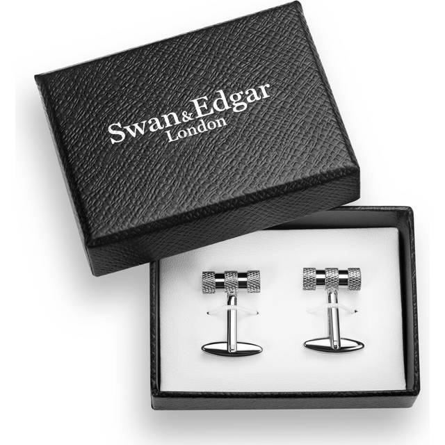 Swan & Edgar Mens Cufflinks - Silver - One Size