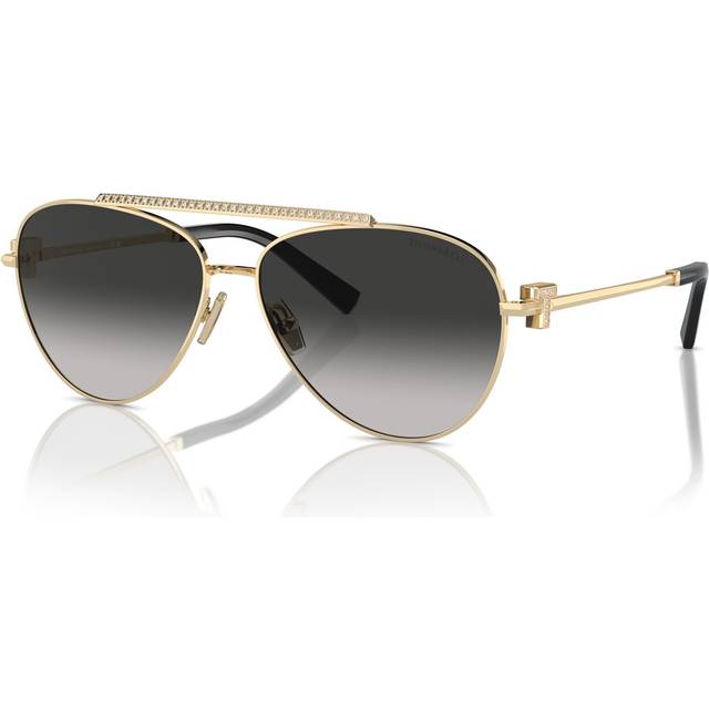 Tiffany TF3101B Sunglasses 60213C Pale Gold