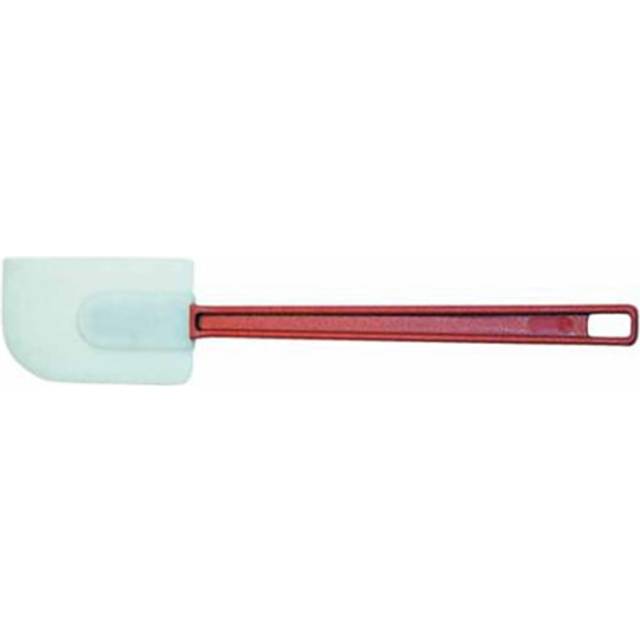 Winco Flat Silicone Spatula  10-Inch    White