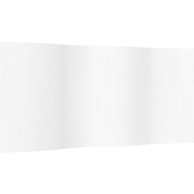 vidaXL Room Divider White 165x400 cm Bamboo
