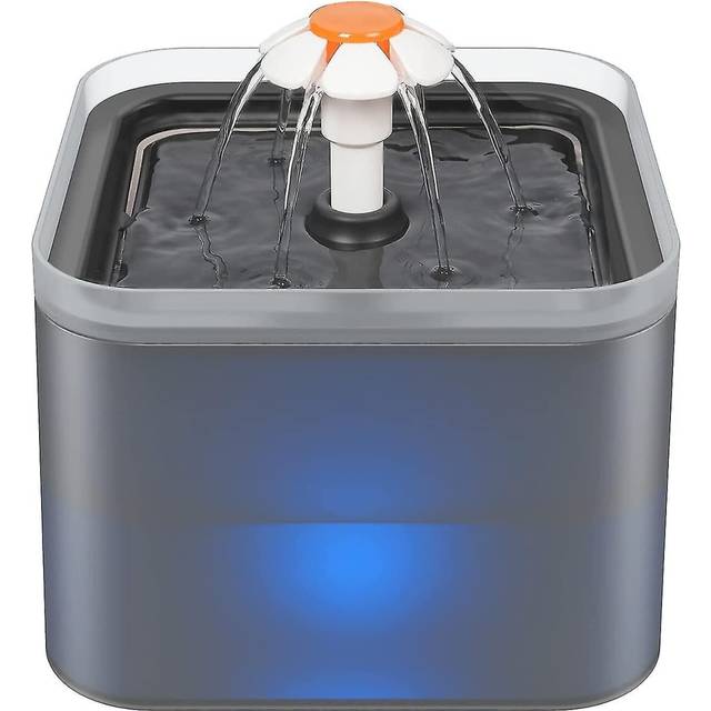 2l Cat Dog Water Fountain, Quiet Cat Water Dispenser With Replaceable Filter