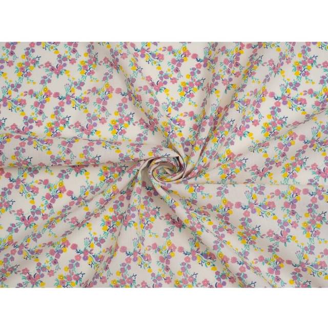Printed Polycotton Fabric Lemon