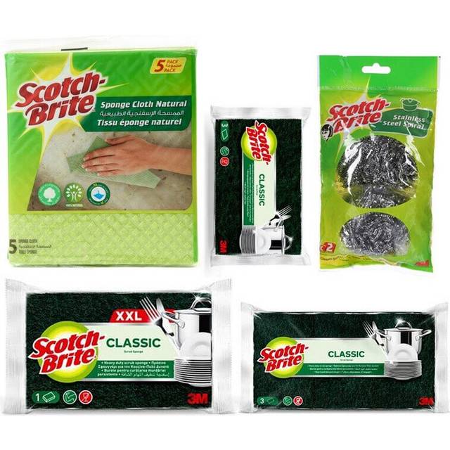 3M Scotch-Brite Scouring Pads Combo Pack (5 Pc.)