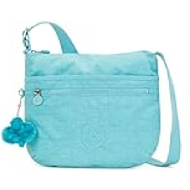 Kipling Crossbody Bag Arto Deepest Aqua Blue Medium Woman 56% Recycled Polyamide, 44% Polyamide