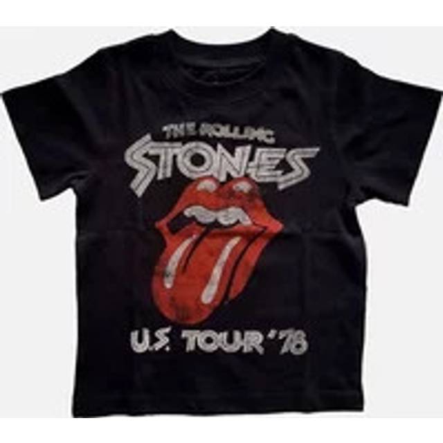 (24 Months, Black) The Rolling Stones Childrens/Kids US Tour '78 T-Shirt