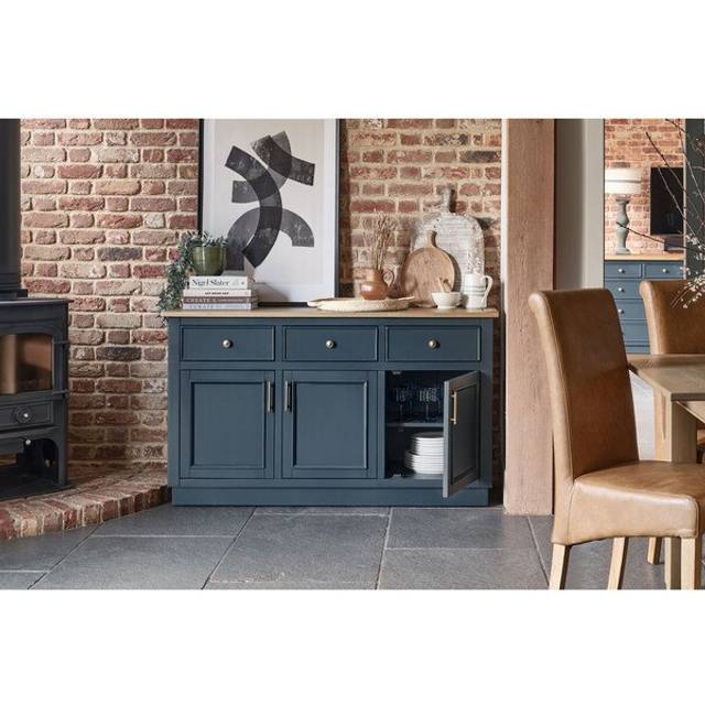 Solid Oak & Painted Sideboards - Large Sideboard - Richmond Range - Oak Furnitureland