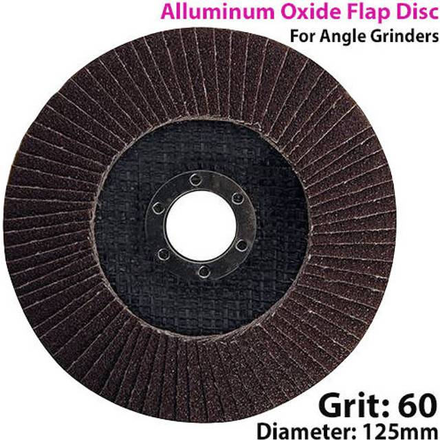 125mm 60 Grit Aluminium Oxide Flap Disc Sanding Sander For Angle Grinder