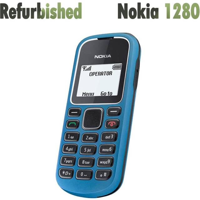 (blue, Simple Set) Refurbished Nokia Original Nokia 1280 Mobile Phone