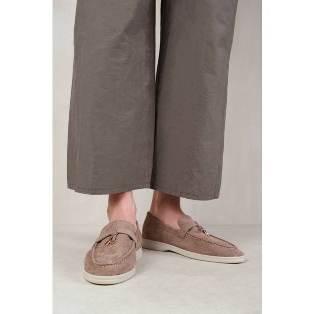 Where's That From Pegasus Khaki Suede Loafers