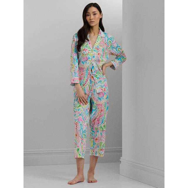 Lauren by Ralph Lauren three quarterCapri Pyjama Set - Multi