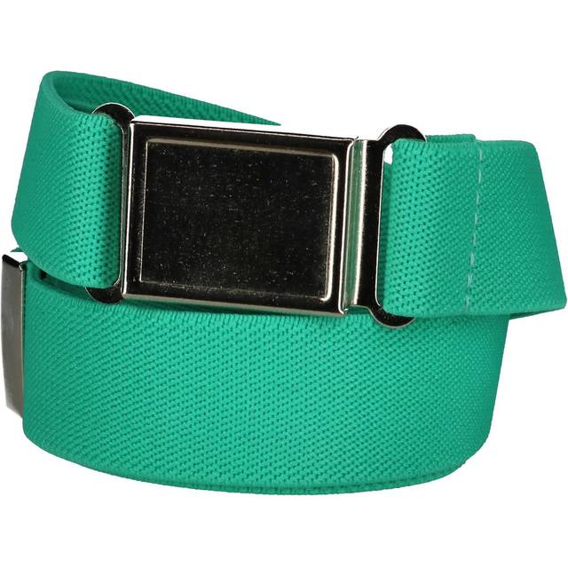 CTM Kids' Adjustable Elastic Belt with Magnetic Buckle - Mint Green (one size)