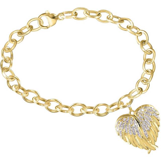 ‘Guardian Angel Embrace’ Diamond Locket Bracelet