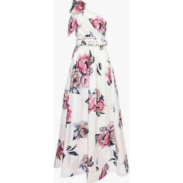 Rebecca Vallance Womens Print Aveline Floral-pattern Woven Gown 8 - PRINT