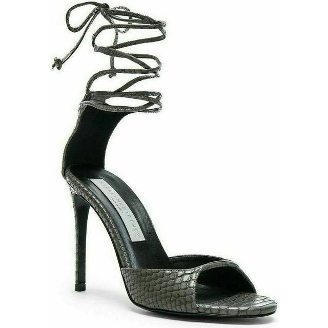 Stella mccartney ankle tie heels with lacing sandals pumps shoes 36